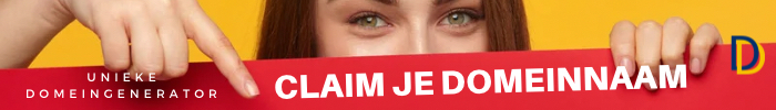 Domeinnaam banner 700x100