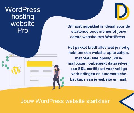 WordPress hosting website Pro