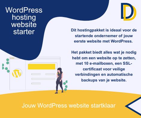 WordPress hosting website starter