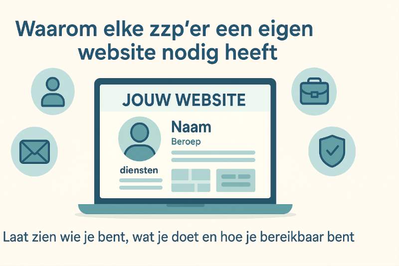 waarom iedere zzp'er een website nodig heeft